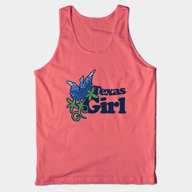 Texas Girl Tank Top by bubbsnugg